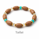 Tailai Mala Series<br>White Crystal and Blue Labradorite